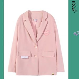 B. Duck Oversized Pink Suit